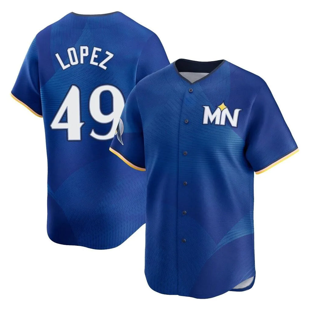 Silnrao M.Twins #49 Pablo Lopez Player Royal City Connect Limited Home Stitched Jerseys