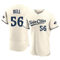 Silnrao M.Twins #56 Josh Bell Player Cream Home Limited Elite Stitched Jerseys