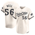Silnrao M.Twins #56 Josh Bell Player Cream Home Limited Stitched Jerseys