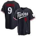 Silnrao M.Twins #9 Trevor Larnach Player Navy Home Game Stitched Jerseys