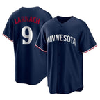 Silnrao M.Twins #9 Trevor Larnach Player Navy Replica Alternate Home Stitched Jerseys