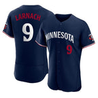 Silnrao M.Twins #9 Trevor Larnach Player Navy Replica Home Limited Elite Stitched Jerseys