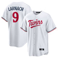 Silnrao M.Twins #9 Trevor Larnach Player White Home Game Stitched Jerseys
