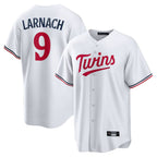 Silnrao M.Twins #9 Trevor Larnach Player White Home Game Stitched Jerseys