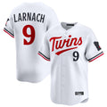Silnrao M.Twins #9 Trevor Larnach Player White Home Limited Stitched Jerseys