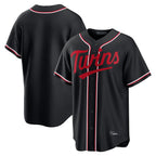 Silnrao M.Twins ## Twins Blank Player Black Fashion Out Home Limited Stitched Jerseys
