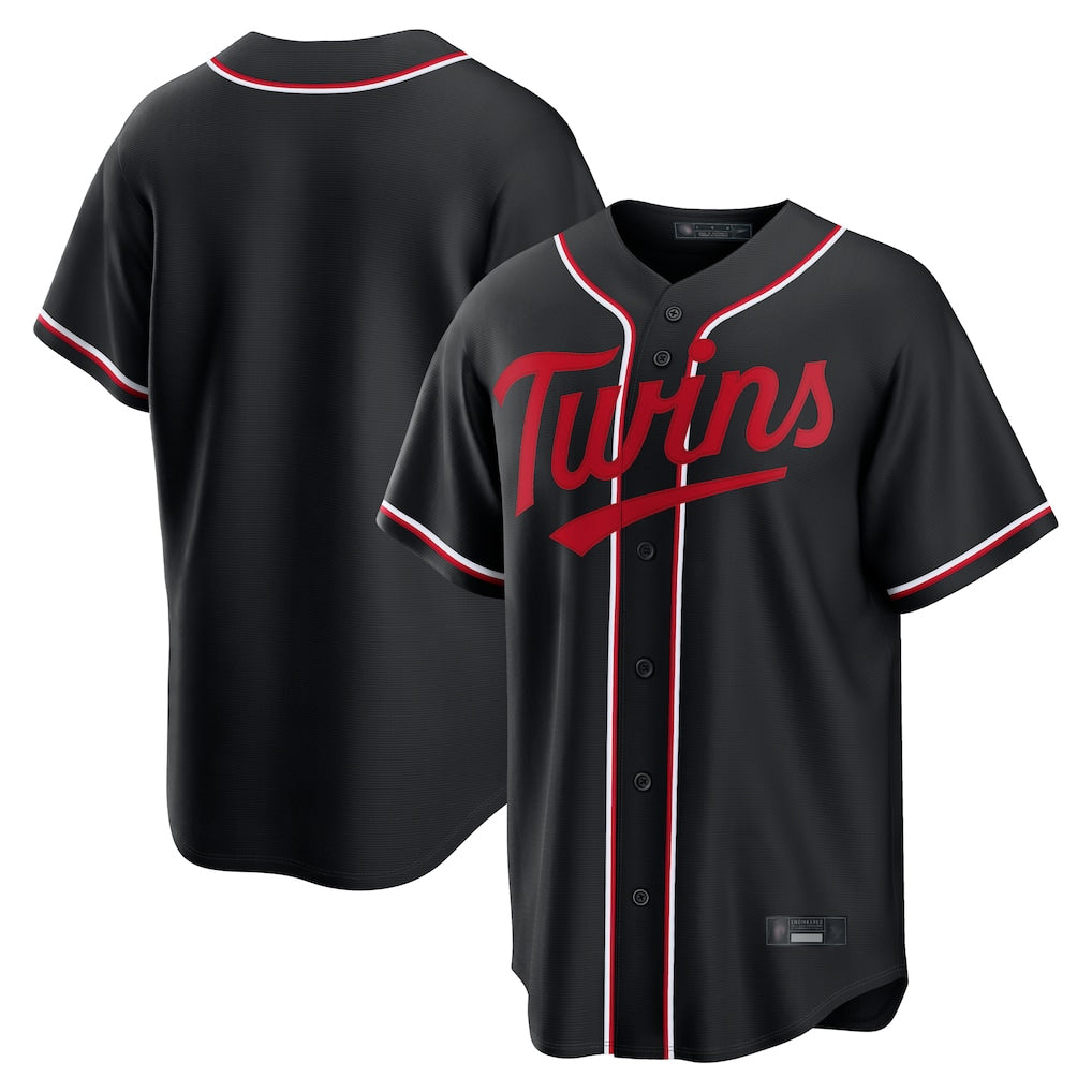 Silnrao M.Twins ## Twins Blank Player Black Fashion Out Home Limited Stitched Jerseys