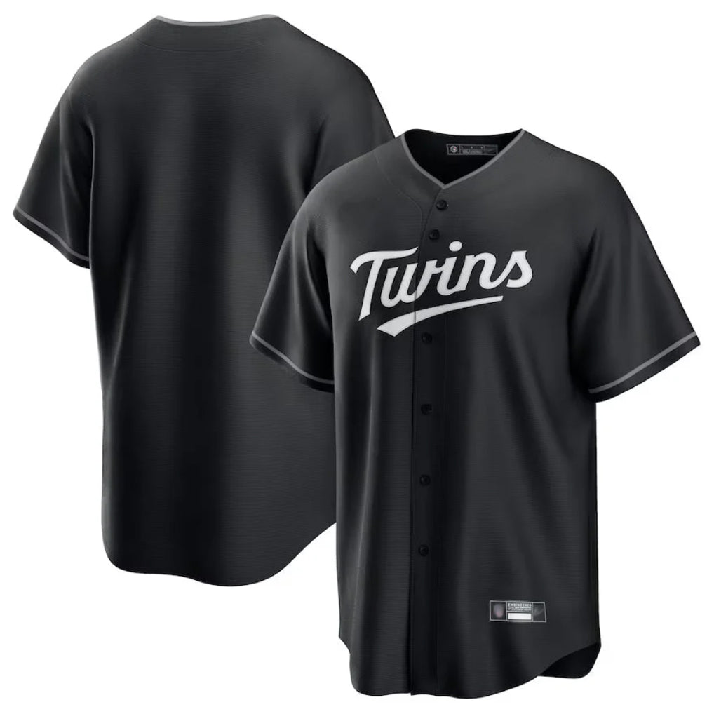 Silnrao M.Twins ## Twins Blank Player Black Home Game Stitched Jerseys