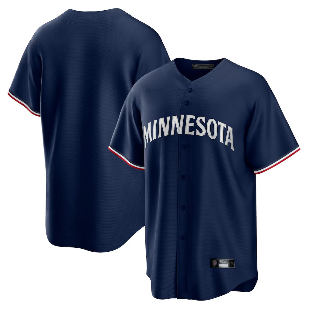 Silnrao M.Twins ## Twins Blank Player Navy Replica Alternate Home Stitched Jerseys