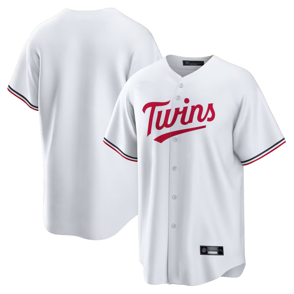 Silnrao M.Twins ## Twins Blank Player White Home Game Stitched Jerseys