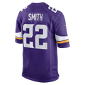 Silnrao M.Vikings #22 Harrison Smith Purple Game Stitched Jerseys