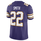 Silnrao M.Vikings #22 Harrison Smith Purple Vapor F.U.S.E. Limited Jersey Stitched American Stitched Jerseys