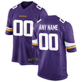 Silnrao Custom MN.Vikings Game Home Stitched Jerseys