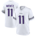 Silnrao MN.Vikings #11 Carson Wentz Player White Alternate Game Stitched Jerseys
