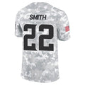 Silnrao MN.Vikings #22 Harrison Smith Player Arctic Camo Salute to Service Limited Stitched Jerseys