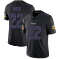 Silnrao MN.Vikings #22 Harrison Smith Player Limited Black Impact Game Stitched Jerseys