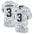 Silnrao MN.Vikings #3 Jordan Addison Player Arctic Camo Salute to Service Limited Stitched Jerseys