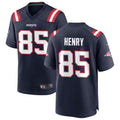 Silnrao NE.Patriots Game Home Jerseys - Navy - #85 Hunter Henry Player Stitched Jerseys