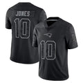 Silnrao NE.Patriots #10 Drake Maye Player Black REFLECTIVE Limited Stitched Jerseys
