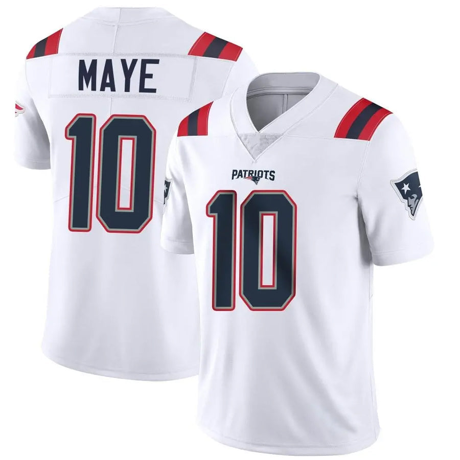 Silnrao NE.Patriots #10 Drake Maye Player White Vapor Limited Stitched Jerseys