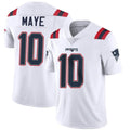 Silnrao NE.Patriots #10 Drake Maye Player White Vapor Limited Stitched Jerseys