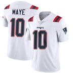 Silnrao NE.Patriots #10 Drake Maye Player White Vapor Limited Stitched Jerseys