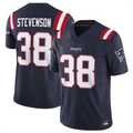 Silnrao NE.Patriots #38 Rhamondre Stevenson Navy Vapor F.U.S.E. Limited Jersey American Stitched Jerseys