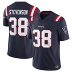 Silnrao NE.Patriots #38 Rhamondre Stevenson Navy Vapor F.U.S.E. Limited Jersey American Stitched Jerseys