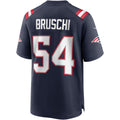 Silnrao NE.Patriots #54 Tedy Bruschi Navy Game Retired Player Stitched Jerseys