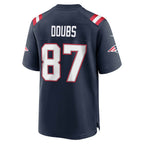 Silnrao NE.Patriots #87 Romeo Doubs Navy Game #87 Romeo Doubs