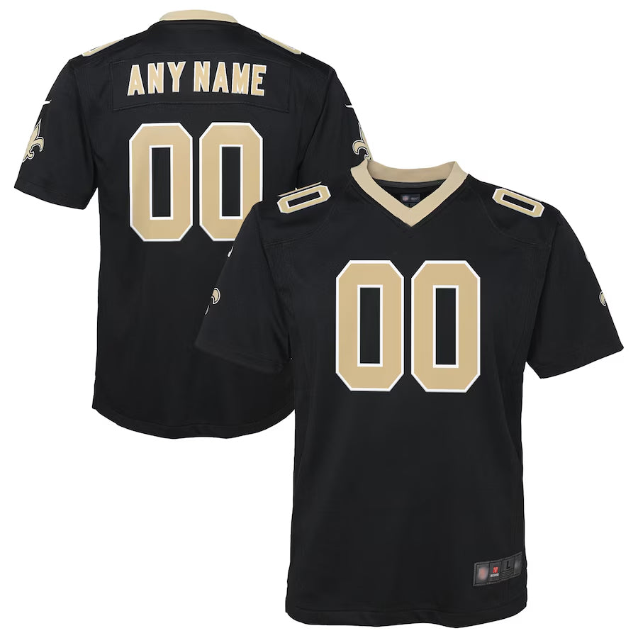 Silnrao Custom NO.Saints Home Game Stitched Jerseys