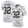 Pkot NO.Saints #32 Tyrann Mathieu Player Arctic Camo Salute to Service Limited Stitched Jerseys