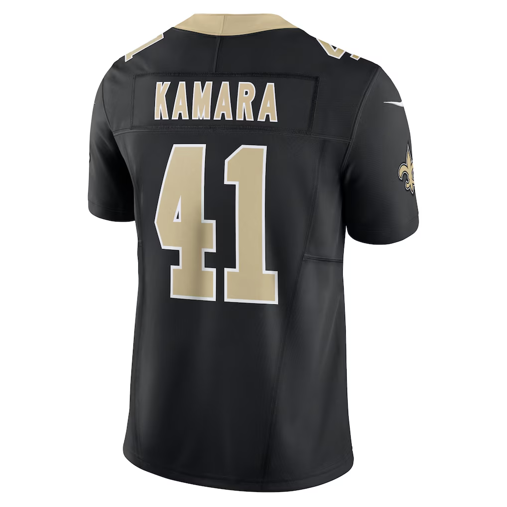 Pkot NO.Saints #41 Alvin Kamara Black Vapor F.U.S.E. Limited Stitched Jerseys