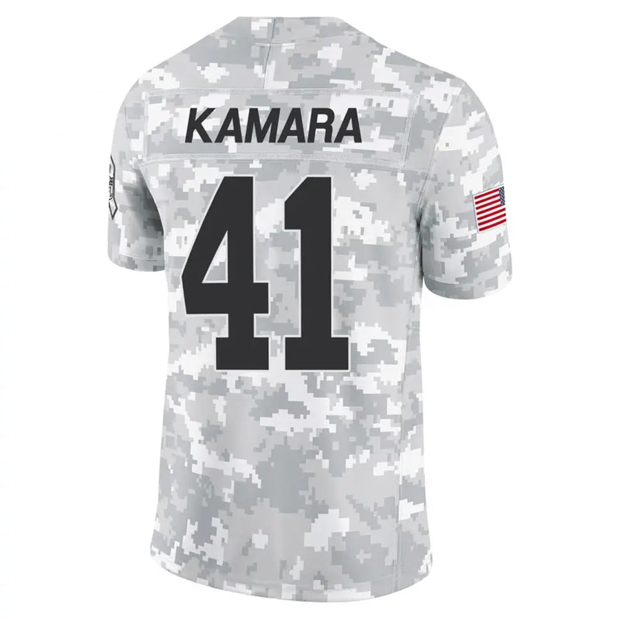 Pkot NO.Saints #41 Alvin Kamara Player Arctic Camo Salute to Service Limited Stitched Jerseys