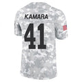 Pkot NO.Saints #41 Alvin Kamara Player Arctic Camo Salute to Service Limited Stitched Jerseys