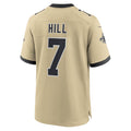 Pkot NO.Saints #7 Taysom Hill Player Gold Alternate Game Stitched Jerseys