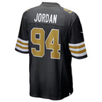 Pkot NO.Saints #94 Cameron Jordan Player Black Alternate Game Stitched Jerseys