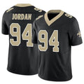 Pkot NO.Saints #94 Cameron Jordan Player Black Vapor F.U.S.E. Limited Stitched Jerseys