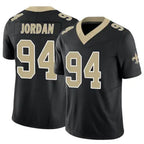 Pkot NO.Saints #94 Cameron Jordan Player Black Vapor F.U.S.E. Limited Stitched Jerseys