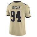 Pkot NO.Saints #94 Cameron Jordan Player Gold Alternate Vapor F.U.S.E. Limited Stitched Jerseys