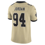 Pkot NO.Saints #94 Cameron Jordan Player Gold Alternate Vapor F.U.S.E. Limited Stitched Jerseys