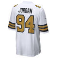 Pkot NO.Saints #94 Cameron Jordan White Alternate Game Jersey Stitched American Stitched Jerseys