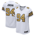 Pkot NO.Saints #94 Cameron Jordan White Elite Player Jersey Stitched American Stitched Jerseys