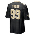 Pkot NO.Saints #99 Chase Young Black Game Stitched Jerseys
