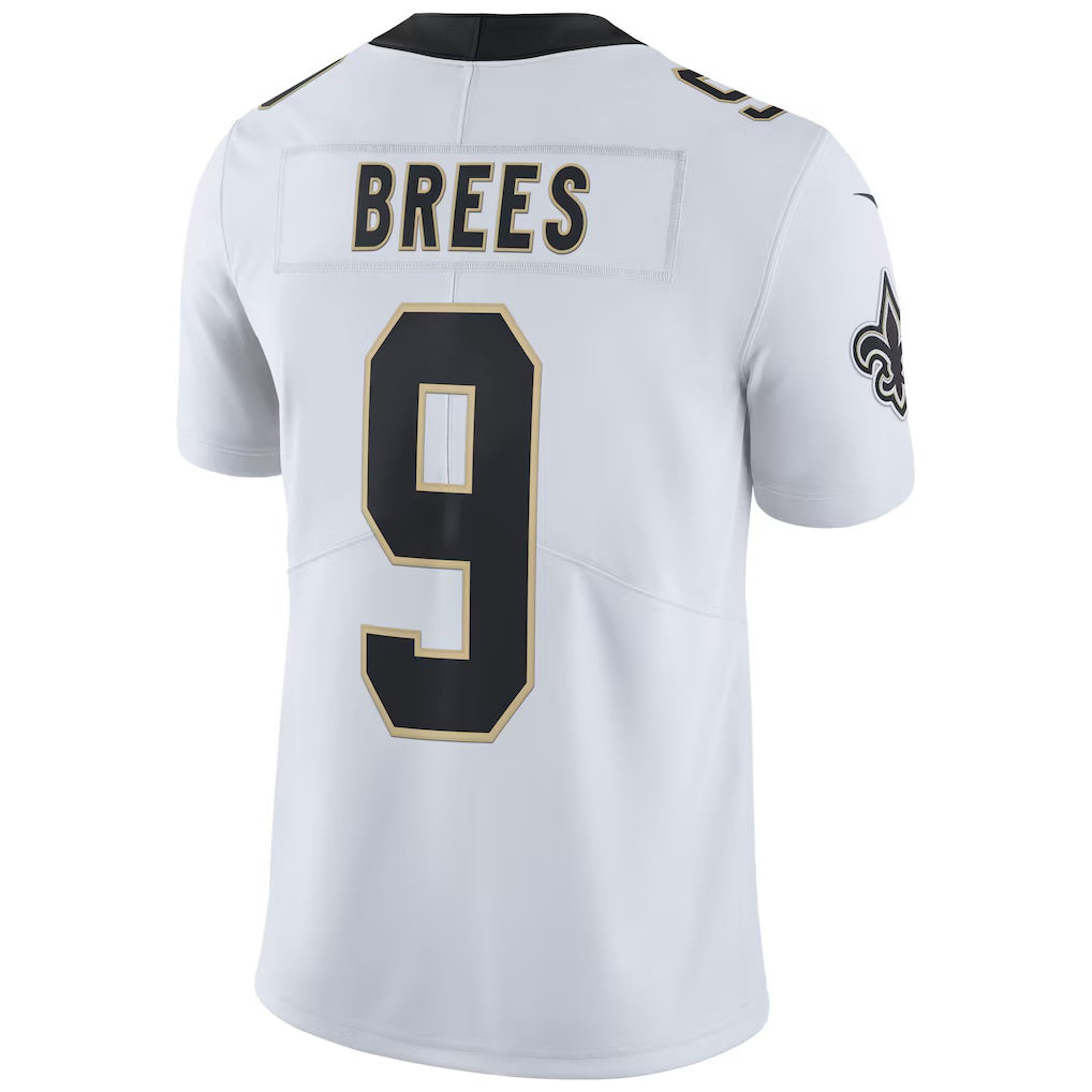 Pkot NO.Saints #9 Drew Brees White Vapor Untouchable Limited Player Stitched Jerseys