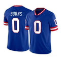 Silnrao NY.Giants #0 Brian Burns Player Royal Vapor Limited Stitched Jerseys