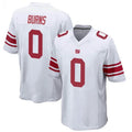 Silnrao NY.Giants #0 Brian Burns Player White Game Stitched Jerseys