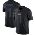 Silnrao NY.Giants #1 Malik Nabers Player Limited Black Impact Stitched Jerseys