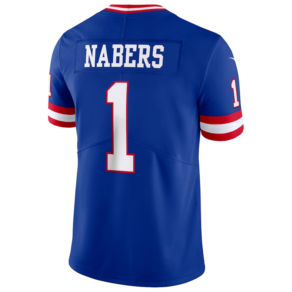 Silnrao NY.Giants #1 Malik Nabers Royal Alternate 2 Legacy Vapor Untouchable Limited Jerseys
