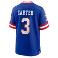 Silnrao NY.Giants #3 Abdul Carter Royal Alternate 2 Game Jersey